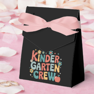 Caja Para Regalos Maestro Regreso a la Escuela Equipo de Kinder