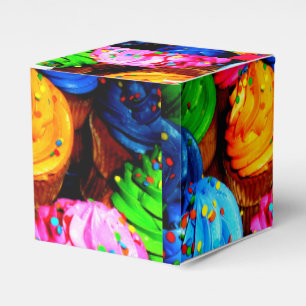 Caja Para Regalos magdalenas vibrantes