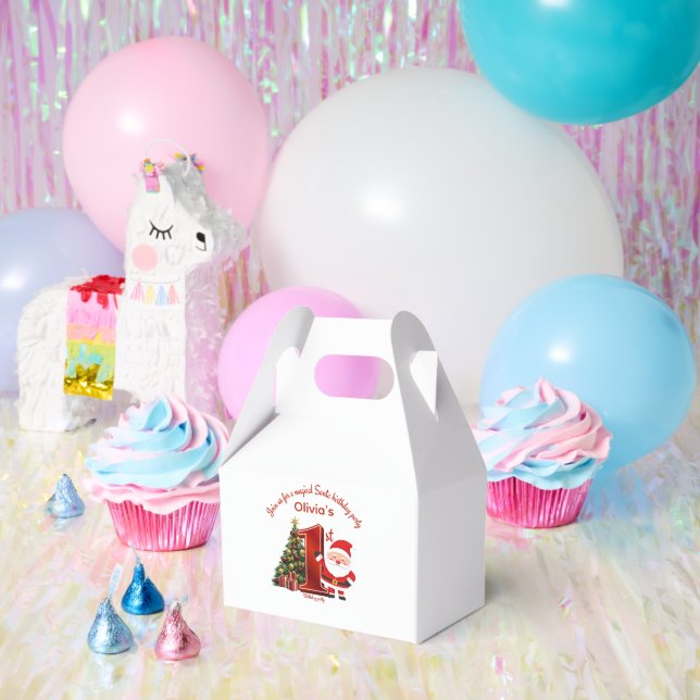 Caja Para Regalos Magical Santa Birthday Design for Kids (Fiesta)