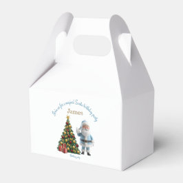 Caja Para Regalos Magical Santa Birthday Invitation