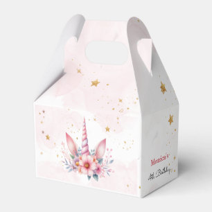 Caja Para Regalos Magnífica magia rosa unicornio niños cumpleaños