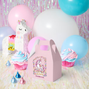 Caja Para Regalos Magnífica princesa de unicornio lindo niños de cum