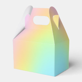 Caja Para Regalos Magnífico Boda del arcoiris Pastel