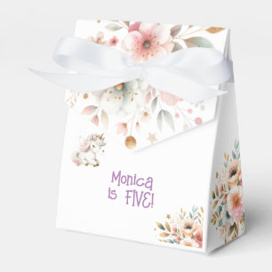 Caja Para Regalos Magnífico cumpleaños de niños de unicornio pastel