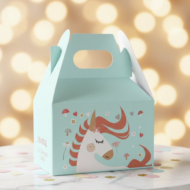 Caja Para Regalos Magnífico cumpleaños de niños unicornios (Subido por el creador)