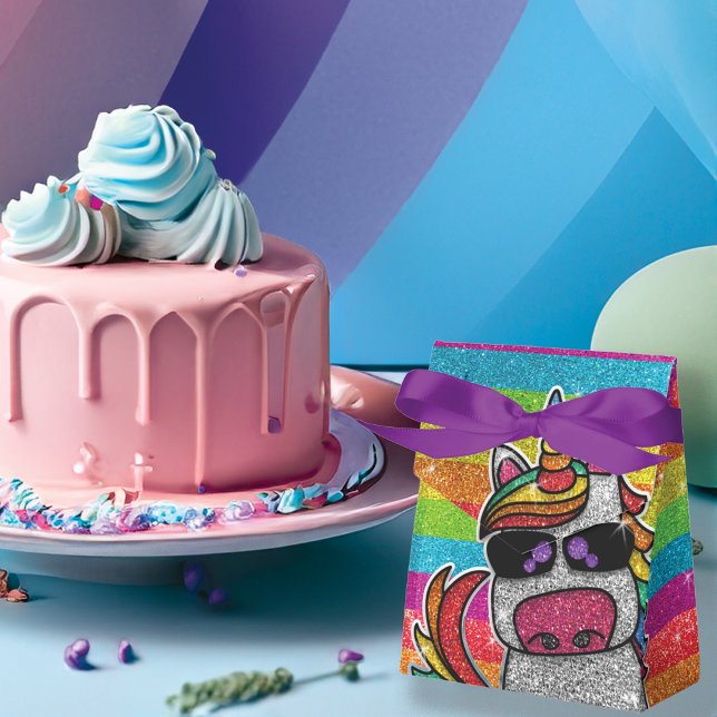 Caja Para Regalos Magnífico Día de Cumpleaños del Purpurina Rainbow  (Subido por el creador)