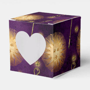 Caja Para Regalos Mago de oro y púrpura