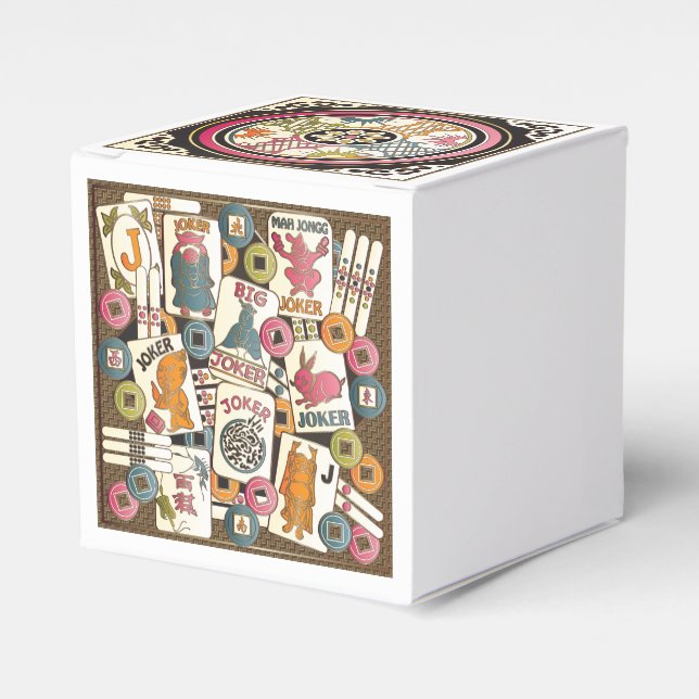 Caja Para Regalos Mah Jongg Jokers (Costado Anverso)