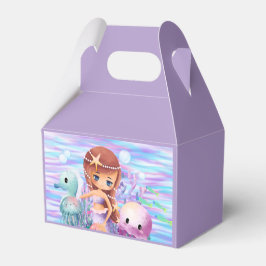 Caja Para Regalos Mairmaid con una estrella en el pelo tocando en la