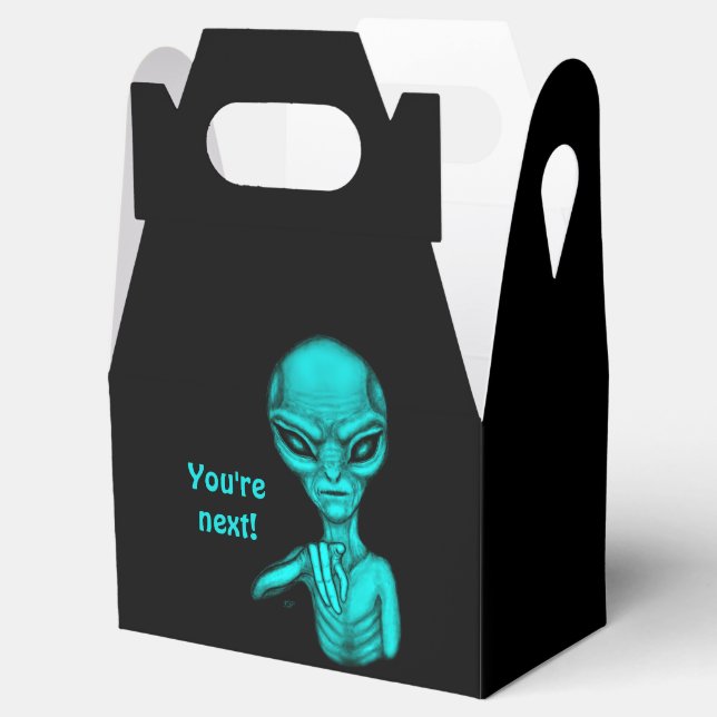 Caja Para Regalos ¡Mala Alien, eres la siguiente! (Abierto)