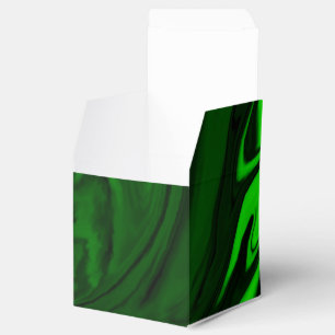 Caja Para Regalos malaquita verde de la textura