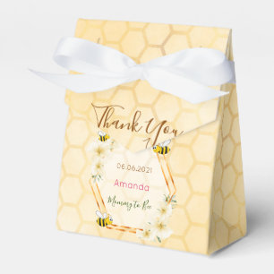 Caja Para Regalos Mamá a Bee Bebé ducha panza de miel gracias