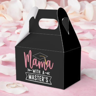 Caja Para Regalos Mamá con Maestría MBA Graduación de Maestría