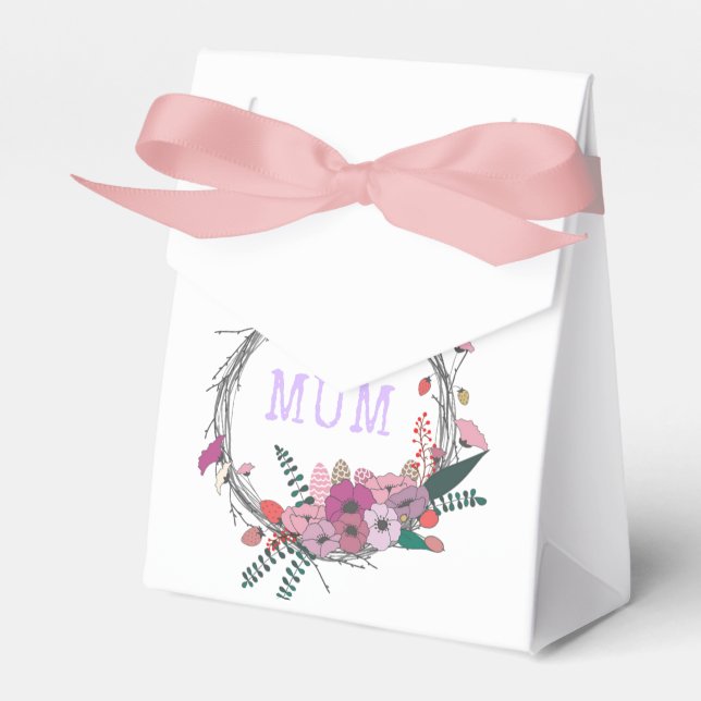 Caja Para Regalos Mamá floral (Front Side)