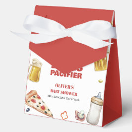 Caja Para Regalos Mama Mia Pizza Beer Pacifier Baby Shower