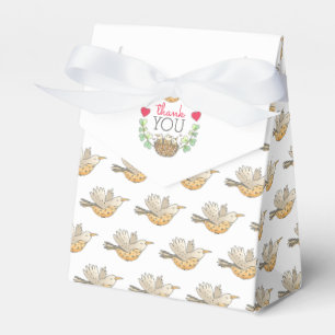 Caja Para Regalos Mamá pájaro vuela gracias
