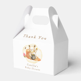 Caja Para Regalos Mama To Bee Teddy Bear Honeycomb Baby Shower