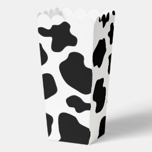 Caja Para Regalos Manchas de vaca blancas y negras personalizado pal