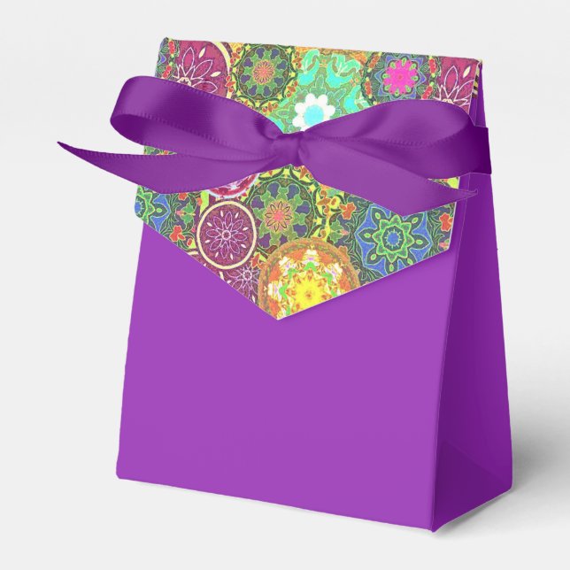 Caja Para Regalos Mandalas Coloridos (Front Side)