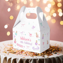 Caja Para Regalos Manicura y Pedicura Fiesta Esmalte de Uñas