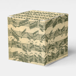 Caja Para Regalos Manuscrito de Bach Chaconne para violín individual