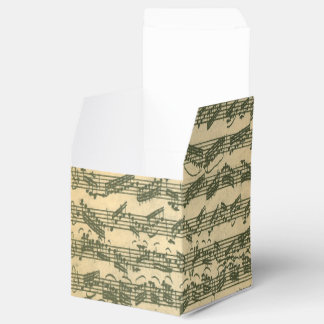 Caja Para Regalos Manuscrito de Bach Chaconne para violín individual