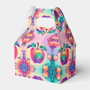 Caja Para Regalos manzana colorida