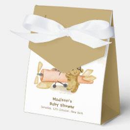 Caja Para Regalos Mapa Mundial del Explorador del Oso Avión Chupete 