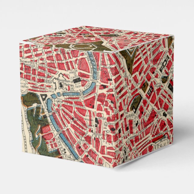 Caja Para Regalos Mapa romano (Costado Anverso)