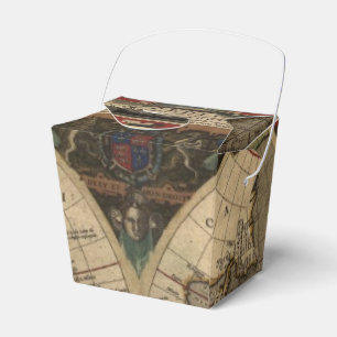 Caja Para Regalos Mapa VIII del Viejo Mundo Histórico Antiguo