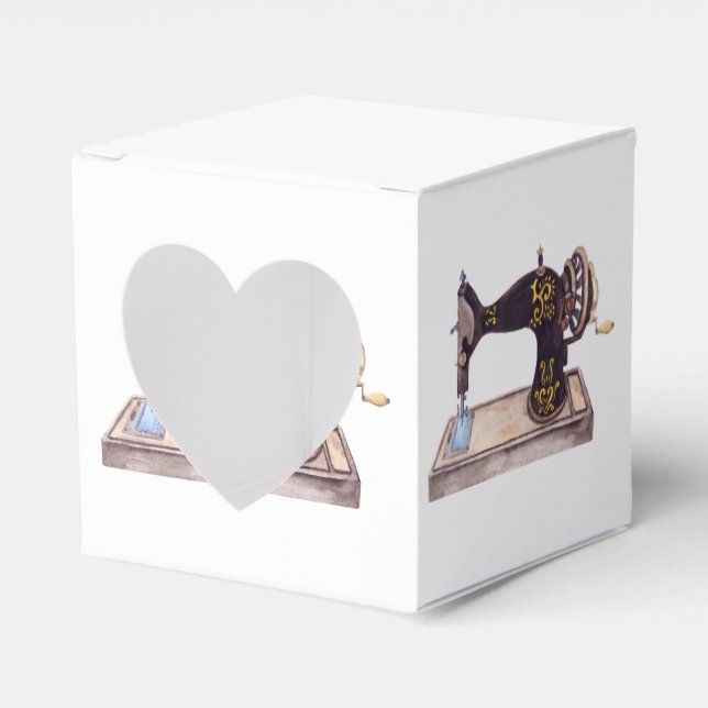 Caja Para Regalos máquina de coser (Anverso)