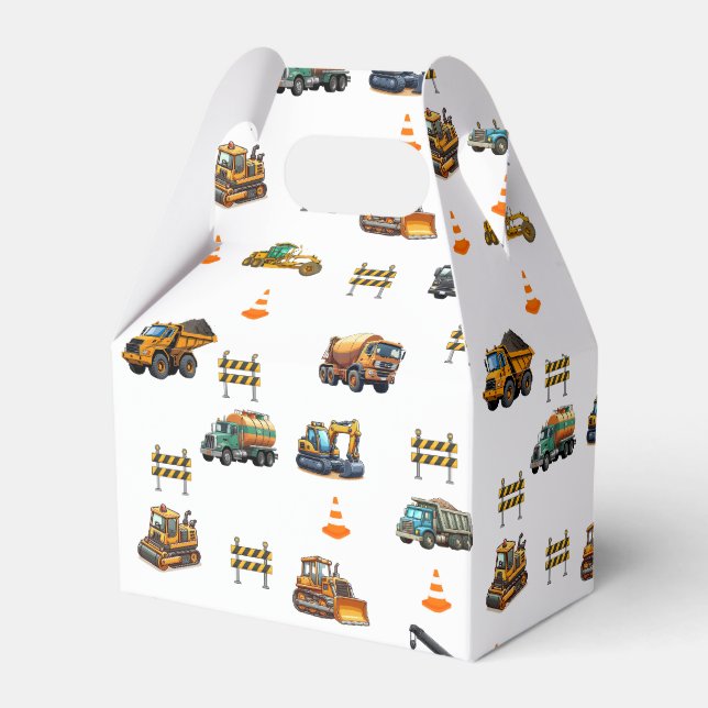 Caja Para Regalos Maquinaria de construcción  (Front Side)