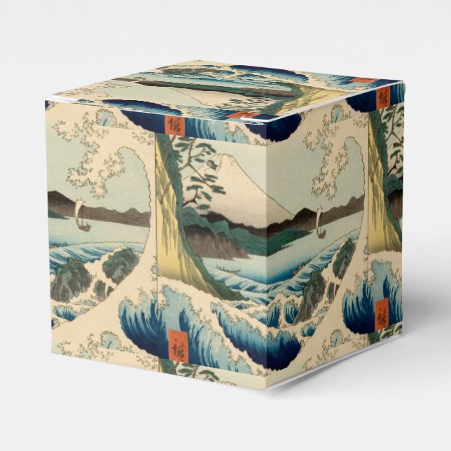 Caja Para Regalos Mar de Satta Hiroshige (Costado Anverso)