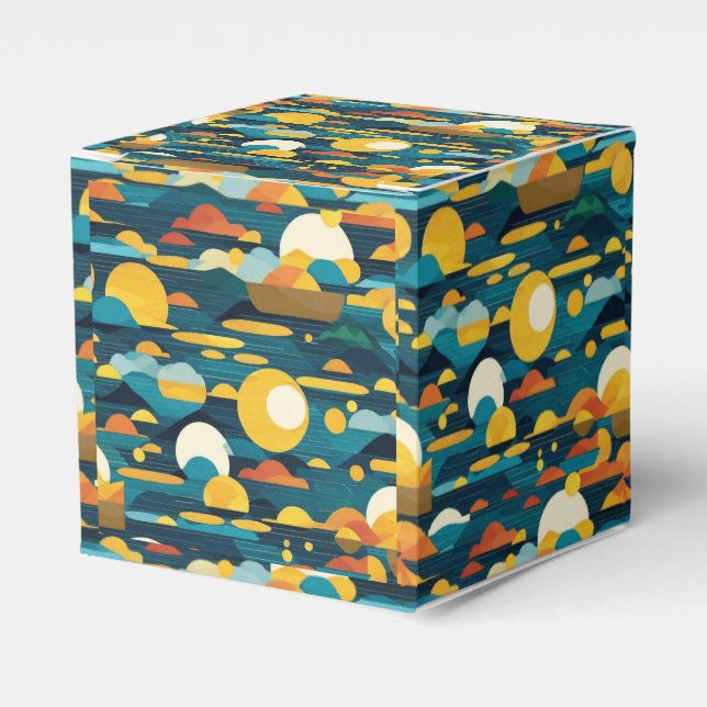 Caja Para Regalos Mar Sunlit (Costado Anverso)