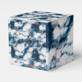 Caja Para Regalos Marble azul