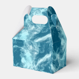 Caja Para Regalos Marble de agua azul