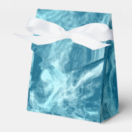 Caja Para Regalos Marble de agua azul