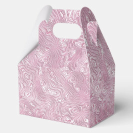 Caja Para Regalos Marbled Silk Moire Pattern in Dusty Pink