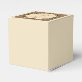 Caja Para Regalos Marco victoriano en Boda dorado