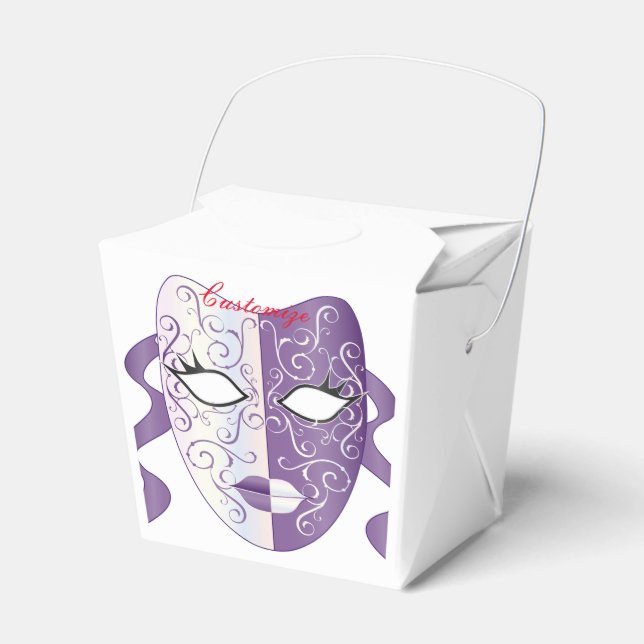 Caja Para Regalos Mardi Gras Mask Thunder_Cove (Front Side)