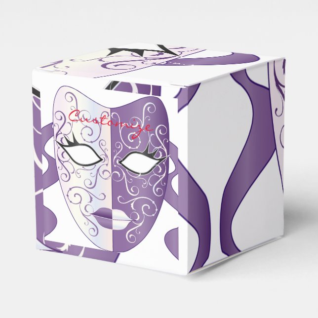 Caja Para Regalos Mardi Gras Mask Thunder_Cove (Costado Anverso)