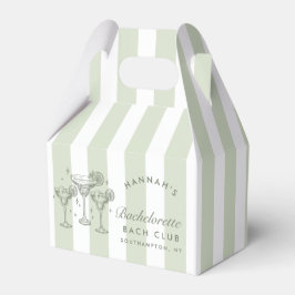 Caja Para Regalos Margaritas modernas retro y barca rayada de madure