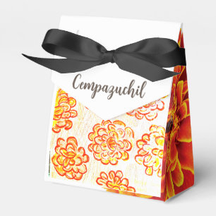 Caja Para Regalos Marigolds Cempazuchil Favor Box