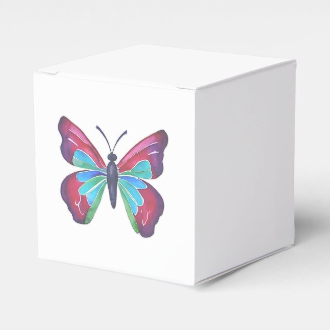 Caja Para Regalos Mariposa (Costado Anverso)