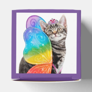 Caja Para Regalos Mariposa arcoiris Princesa Kitten