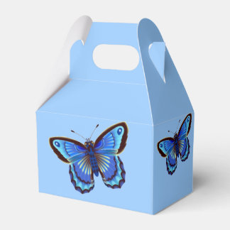 Caja Para Regalos Mariposa azul