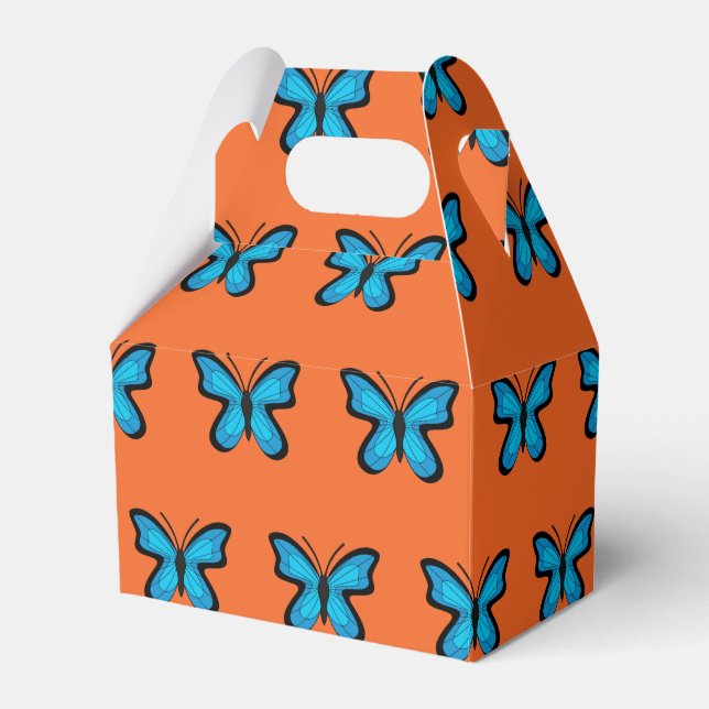 Caja Para Regalos Mariposa azul (Front Side)