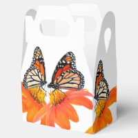 Mariposa monarca Flor de girasol mexicano Floral