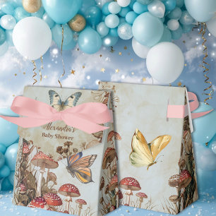 Caja Para Regalos Mariposa Mushroom Woodland Nature Baby Shower
