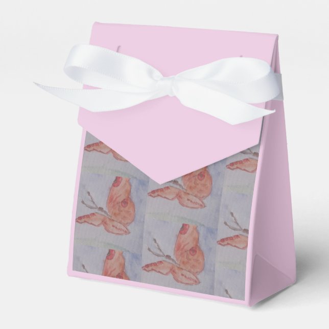 Caja Para Regalos Mariposa rosa (Front Side)